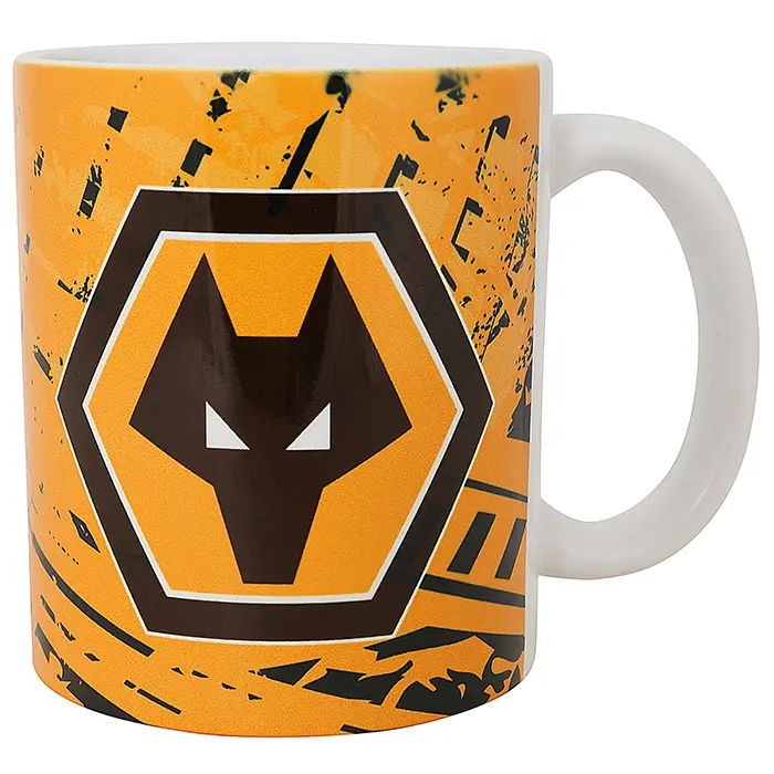 Wolverhampton Wanderers Shirt Store | Graphic Crest Mug Collection Wolverhampton Wanderers Official Gear